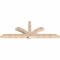 Ekena Millwork Redmond Smooth Timber Gable Bracket, Douglas Fir, 108"W x 40"H x 5 1/2"D x 5 1/2"F, 9/12 Pitch GBW108X40X0606RED00SDF - alternate 2